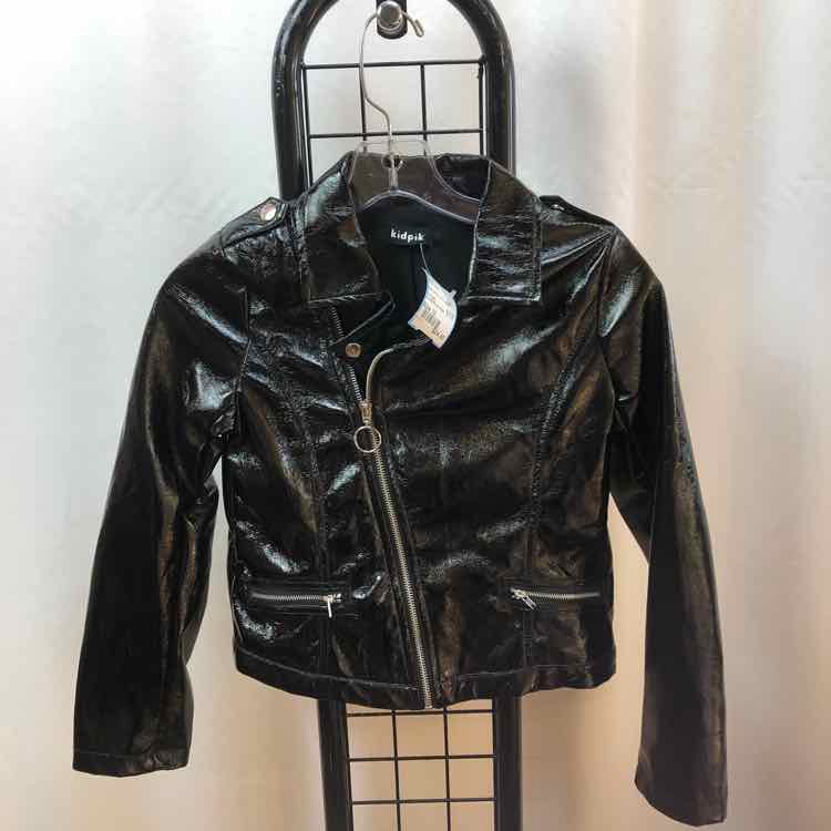Kidpik Black Solid Child Size 12 Girl's Jacket/Blazer