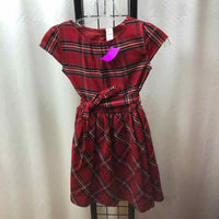 Carter's Red Plaid Child Size 7 Girl's Dress