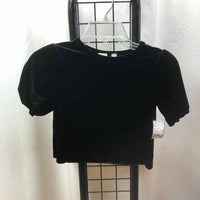 Gap Black Solid Child Size 6/7 Girl's Shirt