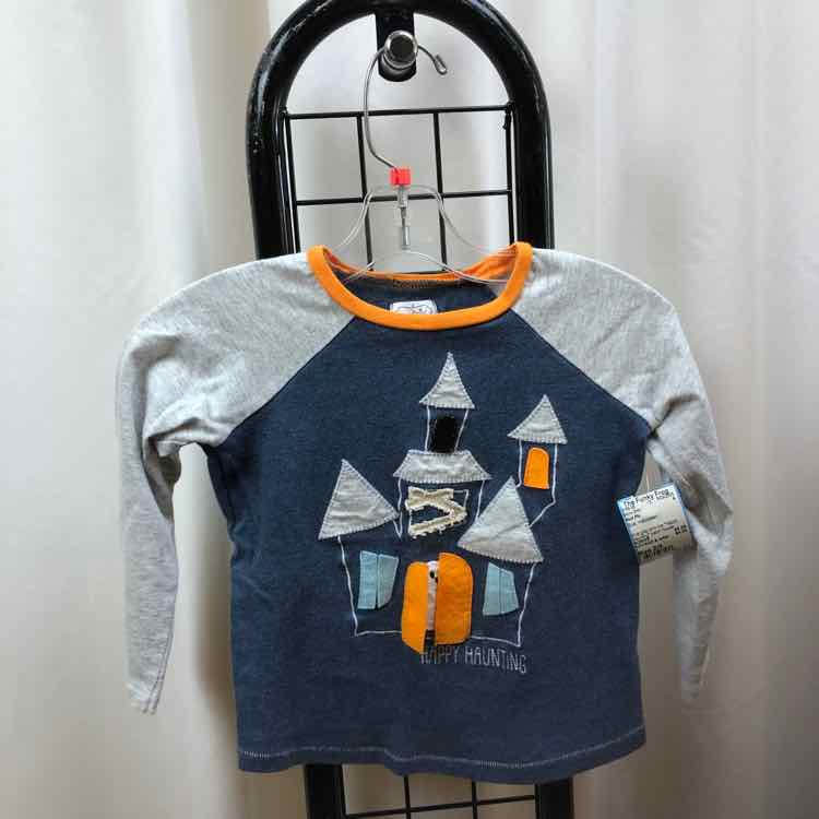 Mud Pie Blue Halloween Child Size 2/3 Boy's Shirt