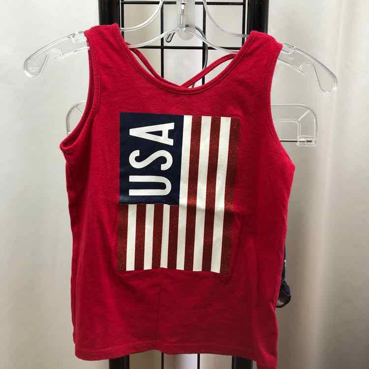 Children's Place Red Graphic Child Size 4 Girl's Outfit