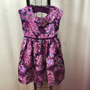 Gymboree Purple Floral Child Size 6 Girl's Dress