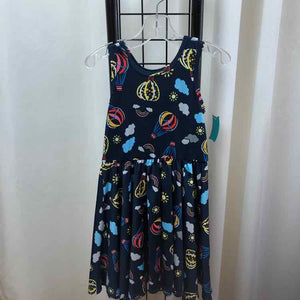 Dot Dot Smile Navy Patterned Child Size 3/4 Girl's Dress