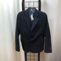 Nordstrom Navy Solid Child Size 6 Boy's Sport Coat
