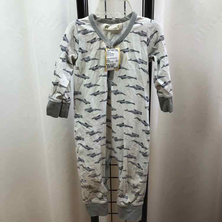 Monica and Andy White Patterned Child Size 12-18 m Boy's Outfit