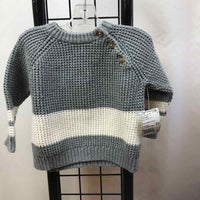 Cat & Jack Gray Solid Child Size 6-9 m Boy's Sweater