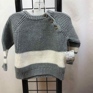 Cat & Jack Gray Solid Child Size 6-9 m Boy's Sweater