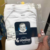 Gerber White Solid Child Size 3-6 Months Girl's Shirt