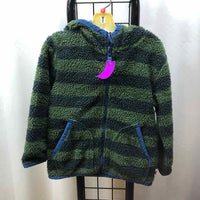 Mini Boden Green Stripe Child Size 3/4 Boy's Sweatshirt