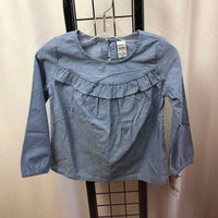 Carter's Blue Solid Child Size 5 Girl's Shirt