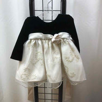 Princess Faith Black Solid Child Size 12 m Girl's Dress