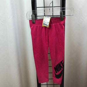 Nike Pink Logo Child Size 2 Girl's Leggings
