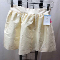 Bella Bliss Cream Solid Child Size 10 Girl's Skirt