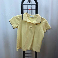 Janie and Jack Yellow Solid Child Size 7 Boy's Shirt