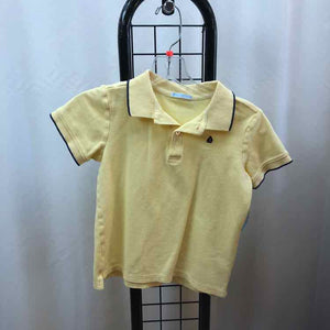 Janie and Jack Yellow Solid Child Size 7 Boy's Shirt
