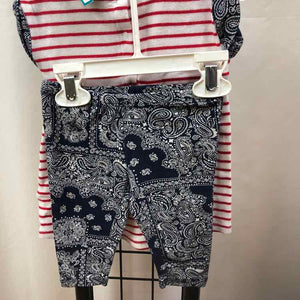 Nordstrom Red Stripe Child Size 3 m Girl's Outfit