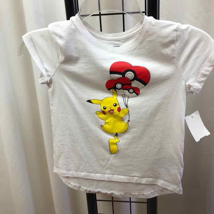 Old Navy White Character Child Size 6/7 Girl's Shirt