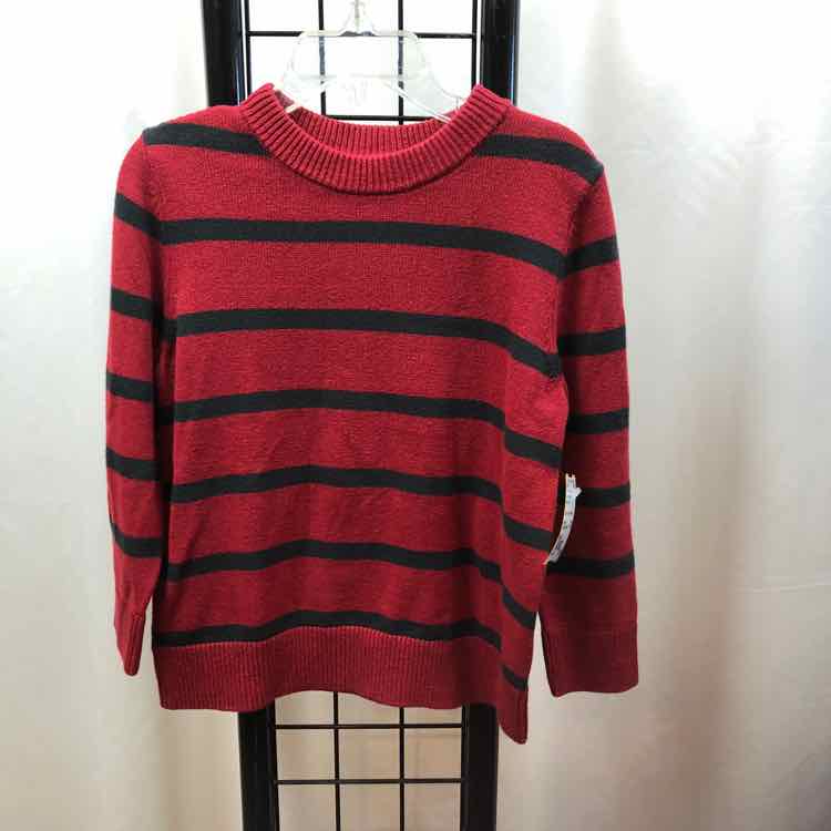 jumping beans Red Stripe Child Size 4 Boy's Sweater