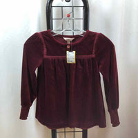 Matilda Jane Red Solid Child Size 8 Girl's Shirt