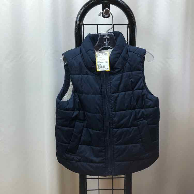 Gap Navy Quilted Child Size 3 Boy's Vest