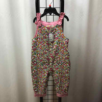 baby Boden White Floral Child Size 12 m Girl's Overalls