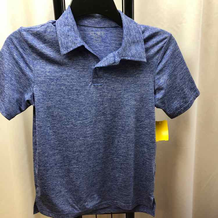Children's Place Blue Heathered Child Size 7/8 Boy's Shirt