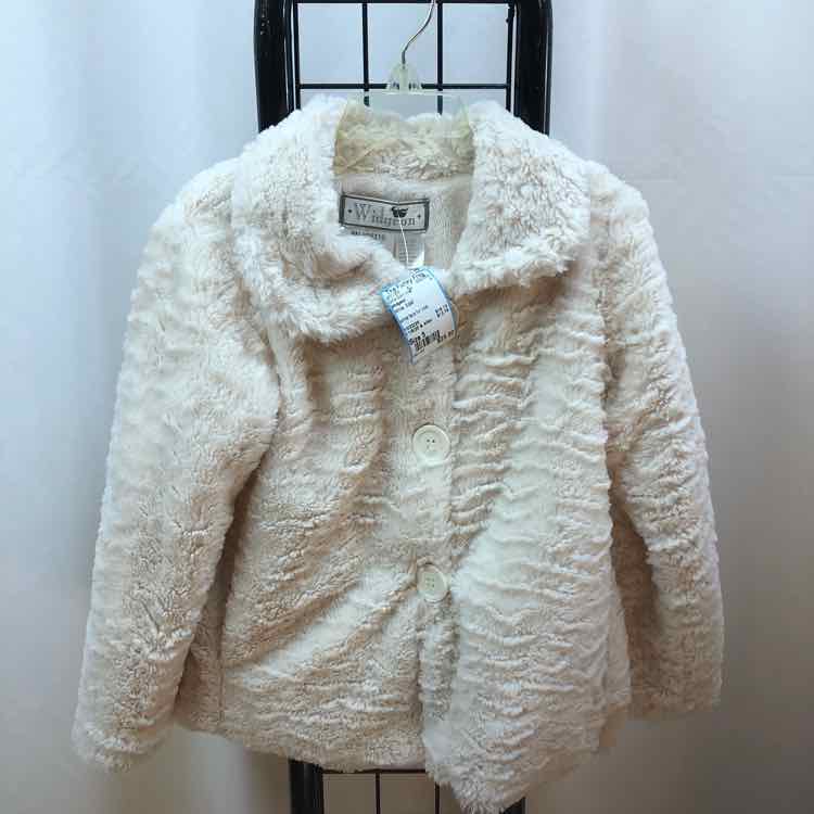 Widgeon White Solid Child Size 5 Girl's Outerwear