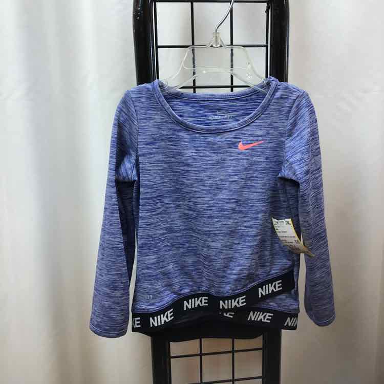 Nike Purple Streaked Child Size 18 m Girl's Shirt