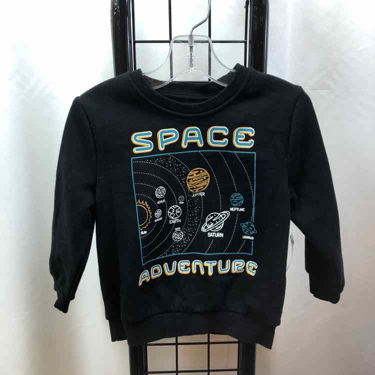 Primary Black Graphic Child Size 18-24 m Boy's Sweatshirt