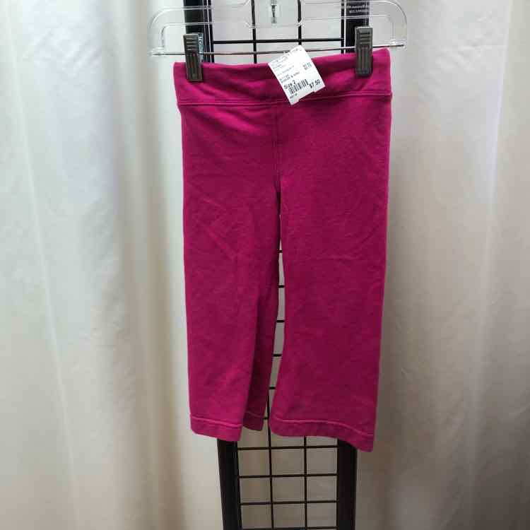 Primary Pink Solid Child Size 2 Girl's Sweatpants