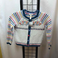 Matilda Jane Rainbow Stripe Child Size 6 Girl's Sweater
