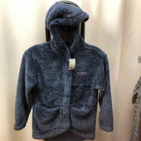 Columbia Blue Solid Child Size 7/8 Girl's Jacket/Blazer