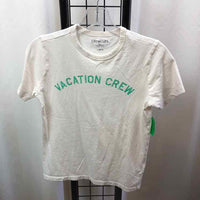 Crew Cuts White Graphic Child Size 10/12 Boy's Shirt