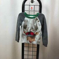 mudpie Gray Christmas Child Size 12-18 m Boy's Sweater