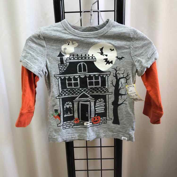 Gap Gray Halloween Child Size 2 Boy's Shirt