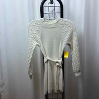 Abercrombie White Solid Child Size 7/8 Girl's Dress