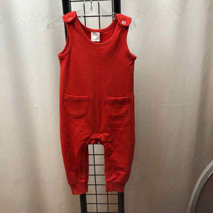 Hanna Andersson Red Solid Child Size 2 Girl's Overalls