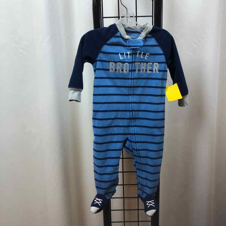 Carter's Blue Stripe Child Size 6 m Boy's Pajamas