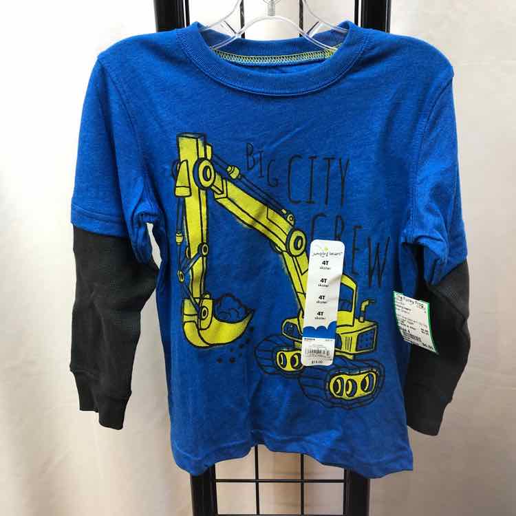 jumping beans Blue Graphic Child Size 4 Boy's Shirt