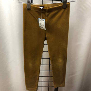 Tea Brown Solid Child Size 5 Girl's Leggings