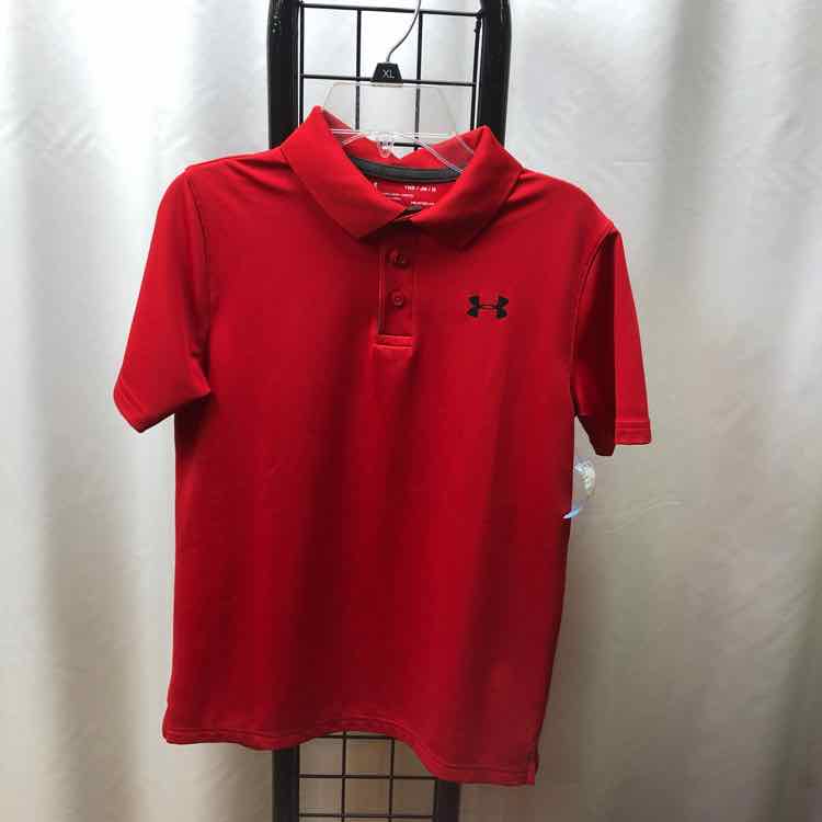 Under Armour Red Logo Child Size 8/10 Boy's Shirt