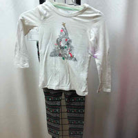 Cat & Jack White Christmas Child Size 6/6X Girl's Outfit