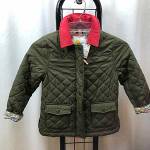 Mini Boden Green Quilted Child Size 6/7 Girl's Outerwear