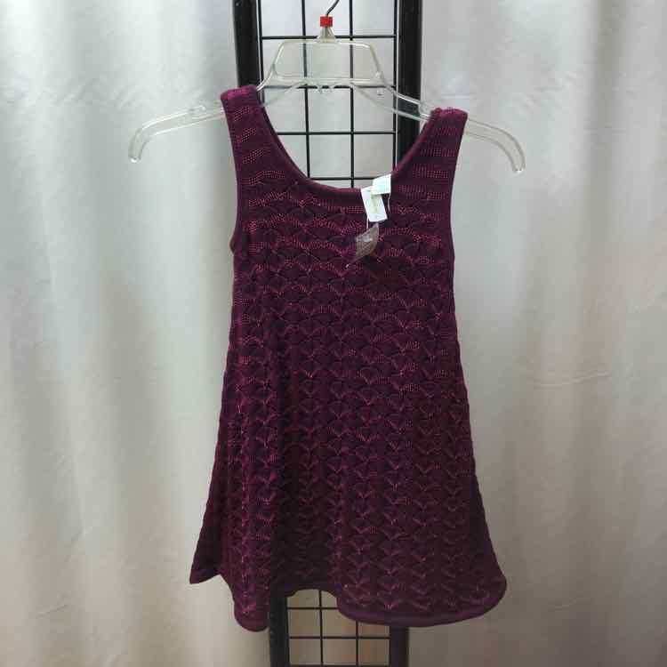 Matilda Jane Red Embroidered Child Size 6 Girl's Dress