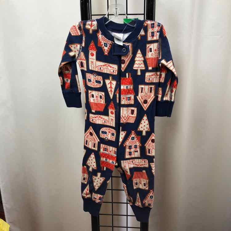 Hanna Andersson Navy Patterned Child Size 12-18 m Boy's Pajamas