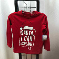 Carter's Red Christmas Child Size 2 Boy's Shirt