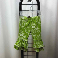 Mustard Pie Green Floral Child Size 6 m Girl's Leggings