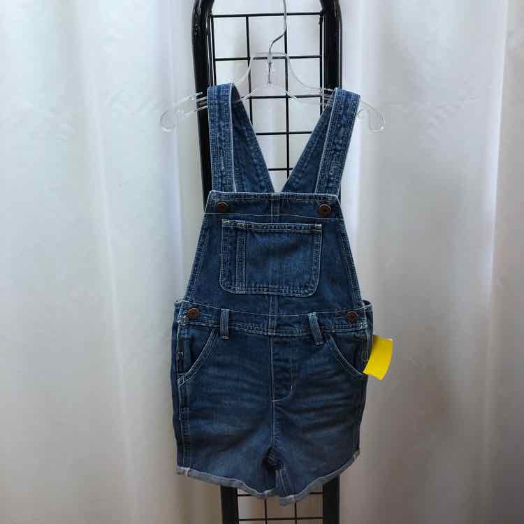 Old Navy Denim Solid Child Size 5 Girl's Overalls