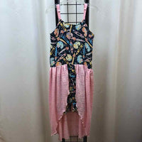 The Teacam Collection Navy Patterned Child Size 5 Girl's Romper