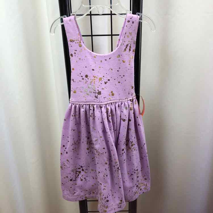 The Teacam Collection Purple Dotted Child Size 2/3 Girl's Dress